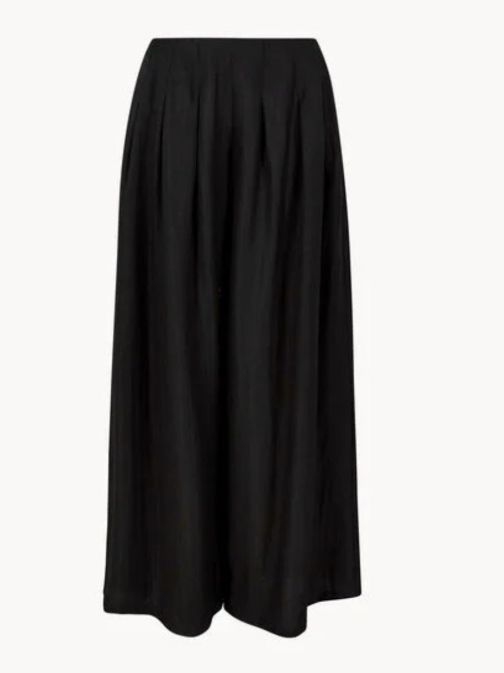 Apricot 🍑- Wide-Leg Black Pants - Sleek Sleeveless Design - Picture 6 of 7